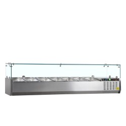 Kühlvitrine GN1/3 GVC38-160 7 x GN1/3