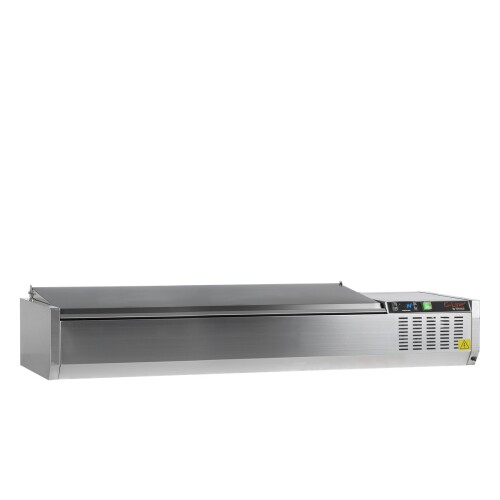 Kühlvitrine GN1/3 GVC38-160 S/S 7 x GN1/3