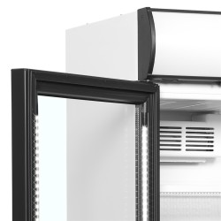 Flaschenkühlschrank CEV425CP 2 LED L/H Linksanschlag