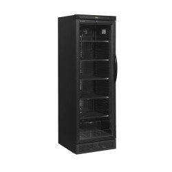 Flaschenkühlschrank CEV425 BLACK L/H Linksanschlag