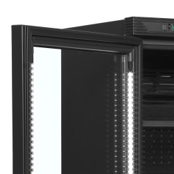 Flaschenkühlschrank CEV425 BLACK L/H Linksanschlag