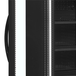 Flaschenkühlschrank CEV425 BLACK L/H Linksanschlag