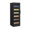 Flaschenkühlschrank CEV425 BLACK L/H Linksanschlag