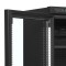 Flaschenkühlschrank CEV425 BLACK L/H Linksanschlag