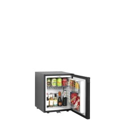 Minibar-Kühlschrank schwarz mit Volltür TM35C