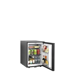 Minibar schwarz mit Volltür TM45C
