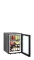 Minibar-Kühlschrank mit Glastür TM45GC