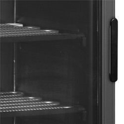Gefrierschrank mit Glastür Links UFSC371G Black L/H