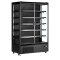 Wandkühlregal 2-türig schwarz PC1250B