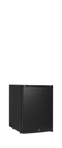 Minibar schwarz mit Volltür TM44