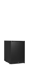 Minibar schwarz mit Volltür TM44