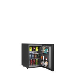 Minibar schwarz mit Volltür TM44