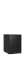 Minibar schwarz mit Volltür TM44