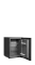 Minibar schwarz mit Volltür TM44