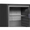 Minibar schwarz mit Volltür TM44
