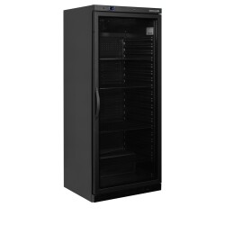 Glastürkühlschrank schwarz GN2/1 UR600BG