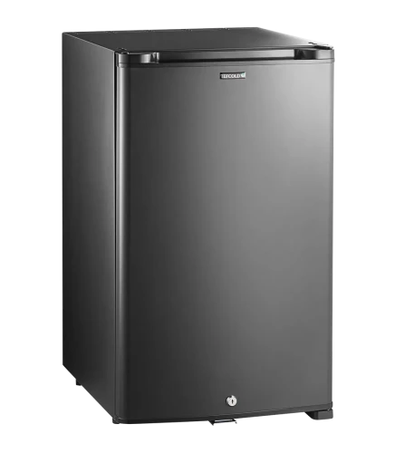 Minibar schwarz mit Volltür TM 55