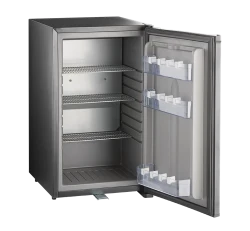 Minibar schwarz mit Volltür TM 55