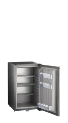 Minibar schwarz mit Volltür TM55