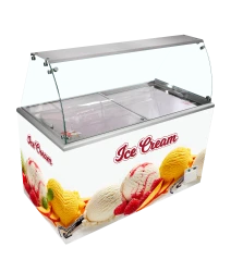Speiseeisvitrine IDA500-W1+