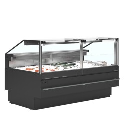 Fisch-Bedientheke SOCA-F18790B schwarz