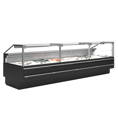 Fisch-Bedientheke SOCA-F37590B schwarz