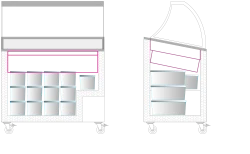 Speiseeisvitrine IC302SCE-SO