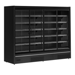 Supermarkt-Wandkühlregal 4-türig MDCB2500HB...