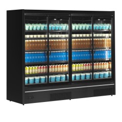 Supermarkt-Wandkühlregal 4-türig MDCB2500HB...