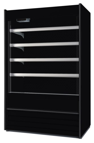 Wandkühlregal ALASKA 150 SLIM ENERGY BLACK