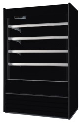 Wandkühlregal ALASKA 150 SLIM ENERGY BLACK