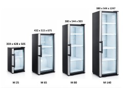 Glastürkühlschrank M 80