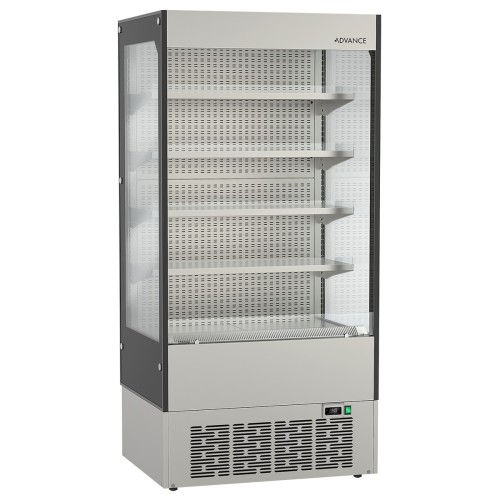 Wandkühlregal MD K 100 BG N E mit Nachtrollo