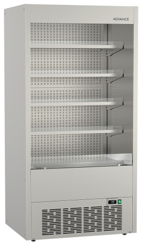 Wandkühlregal MD K 100 SWN E mit Nachtrollo