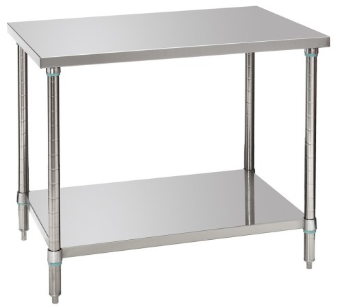Arbeitstisch Breite 1000 mm mit Bodenbord
