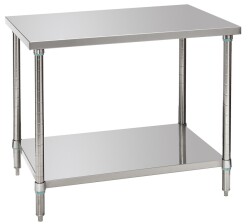 Arbeitstisch Breite 1000 mm mit Bodenbord