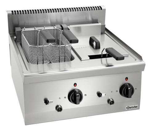 Elektro-Fritteuse 2 Becken mit je 8 Litern