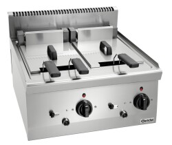Elektro-Fritteuse 2 Becken mit je 8 Litern
