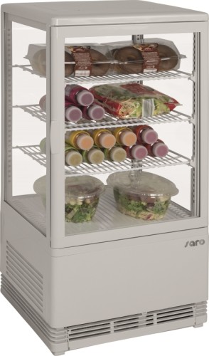 Mini-Umluftkühlvitrine Modell SC 70 (weiß)