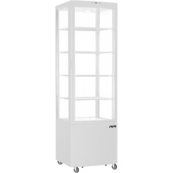 Umluftkühlvitrine Modell SVEN weiß